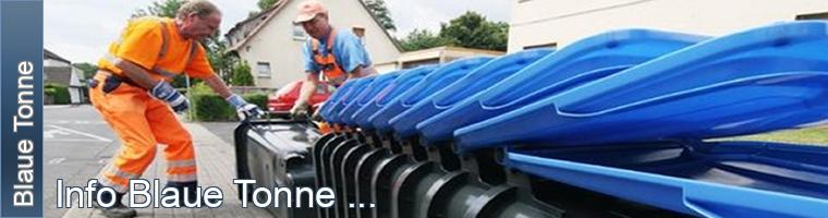 Blaue Tonne